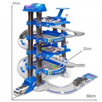 Гараж-паркинг "Police" звуковой (5 этажей) six-six-Zero арт. 660 А-328
Полицейск. . фото 3
