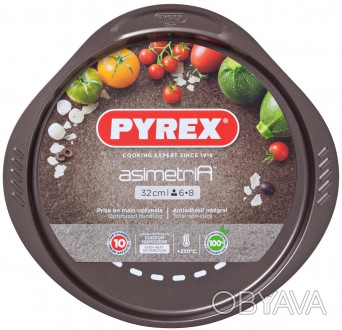 Краткое описание:
Форма для піци PYREX ASIMETRIA, 32 смФорма кругла. Розмір: 37x. . фото 1