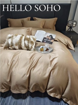 Комплект постільної білизни Soho Євро Boutique 200х230 см Сircle Cream. Київ. фото 1 Комплект постільної білизни Soho Євро Boutique 200х230 см Сircle Cream. Київ. фото 1