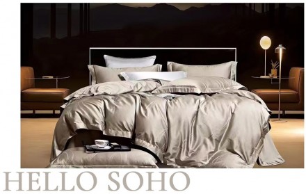 Комплект постільної білизни Soho Євро Boutique 200х230 см Wave Caramel. Київ. фото 1 Комплект постільної білизни Soho Євро Boutique 200х230 см Wave Caramel. Київ. фото 1