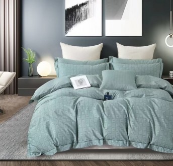 Комплект постільної білизни Soho Євро Studio 200х230 см Geometria Turquoise. Київ. фото 1 Комплект постільної білизни Soho Євро Studio 200х230 см Geometria Turquoise. Київ. фото 1