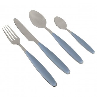 Набор столовых приборов Gimex Cutlery Colour 16 Pieces 4 Person Blue (6910171). Кременчук. фото 1 Набор столовых приборов Gimex Cutlery Colour 16 Pieces 4 Person Blue (6910171). Кременчук. фото 1