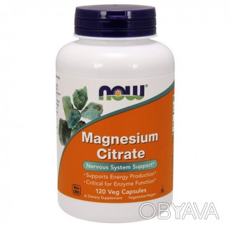 NOW Magnesium Citrate – мощное средство для поддержания здоровья сердечно-сосуди. . фото 1