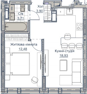 Продаж 1-к квартира 42 кв.м А плюс Я. Кропивницький. фото 1 Продаж 1-к квартира 42 кв.м А плюс Я. Кропивницький. фото 1