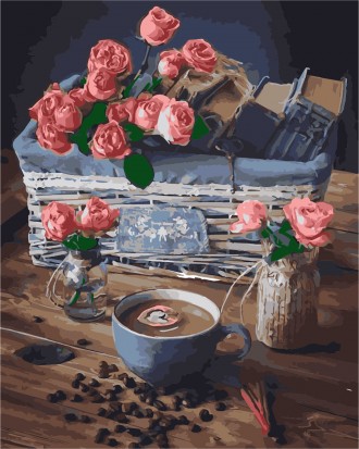Картина по номерам ArtStory Винтажные розы 40*50см. Рогатин. фото 1 Картина по номерам ArtStory Винтажные розы 40*50см. Рогатин. фото 1