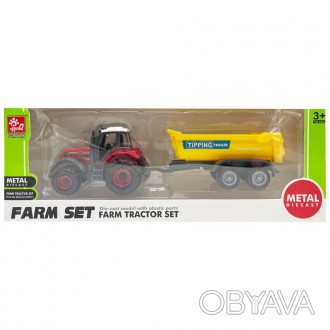 Игровой набор "Farm set" будет хорошим подарком ребенку. В комплекте есть тракто. . фото 1