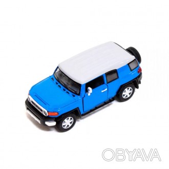 Цікава залізна машинка Kinsmart КТ5343 TOYOTA FJ CRUISER, виконана з зносостійки. . фото 1