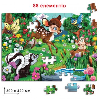 Представлені в новій колекції, захоплюючі пазли 88, Арт.ЕГ-02. Бембі 83286 - про. . фото 3