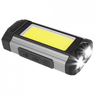 Фонарь 501-2XPE+COB, METAL, ЗУ Type-C, встроенный аккумулятор, магнит, велокрепл. Киев. фото 1 Фонарь 501-2XPE+COB, METAL, ЗУ Type-C, встроенный аккумулятор, магнит, велокрепл. Киев. фото 1