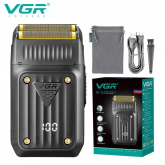 Електробритва VGR V-363 шейвер, подвійне лезо, LED display. Київ. фото 1 Електробритва VGR V-363 шейвер, подвійне лезо, LED display. Київ. фото 1