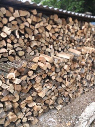 Продаем дрова колотые, из твердых пород дерева (дуб, граб, ясень) со склада в Од. . фото 1