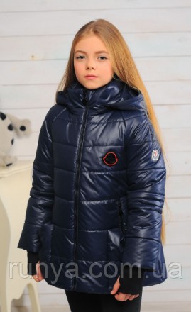 Куртка демисезон на девочку «Анабель». Модель с длинными рукавами, в которые вши. . фото 2