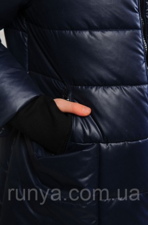 Куртка демисезон на девочку «Анабель». Модель с длинными рукавами, в которые вши. . фото 3
