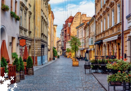 Гра пазл 1000 елементів TRFL_UA/5 - PUZZLE Вуличками Львова. Кропивницкий. фото 1 Гра пазл 1000 елементів TRFL_UA/5 - PUZZLE Вуличками Львова. Кропивницкий. фото 1