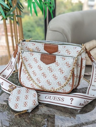 Сумка кросс боді Guess 3 в 1 білий. Київ. фото 1 Сумка кросс боді Guess 3 в 1 білий. Київ. фото 1