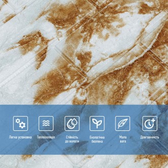 Самоклеящиеся 3D панели – декоративное покрытие для стен, выполненное из легкого. . фото 5
