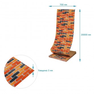 Самоклеющаяся 3D панель в рулоне 20000x700x3мм 
Новинка в мире декоративных само. . фото 5