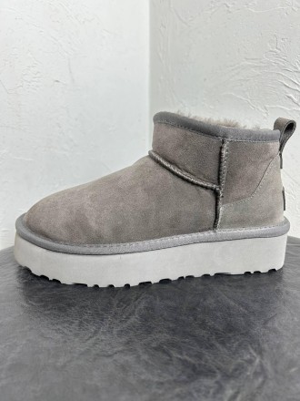 Зимові черевики UGG Ultra Mini Platform Premium Grey. Киев. фото 1 Зимові черевики UGG Ultra Mini Platform Premium Grey. Киев. фото 1