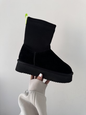 Зимние ботинки UGG DIPPER BOOTS BLACK | Зимняя обувь женская | Купить обувь Укра. Киев. фото 1 Зимние ботинки UGG DIPPER BOOTS BLACK | Зимняя обувь женская | Купить обувь Укра. Киев. фото 1