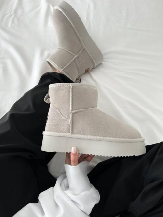 Зимние ботинки UGG MINI PLATFORM MILK SUEDE ?.. Киев. фото 1 Зимние ботинки UGG MINI PLATFORM MILK SUEDE ?.. Киев. фото 1