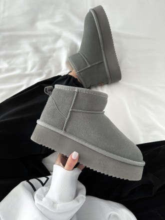 Зимние ботинки UGG ULTRA MINI PLATFORM COOL GREY SUEDE. Киев. фото 1 Зимние ботинки UGG ULTRA MINI PLATFORM COOL GREY SUEDE. Киев. фото 1