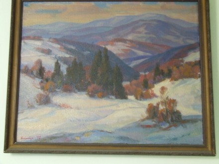 Зас.худ.Укр.Бабинец Й. раз.80х100см.х.м. 1993г. Закарпатская школа. Ужгород. фото 1 Зас.худ.Укр.Бабинец Й. раз.80х100см.х.м. 1993г. Закарпатская школа. Ужгород. фото 1