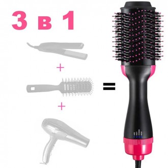 Фен Щітка гребінець 3в1 One step Hair Dryer 1000 Вт. Костянтинівка. фото 1 Фен Щітка гребінець 3в1 One step Hair Dryer 1000 Вт. Костянтинівка. фото 1