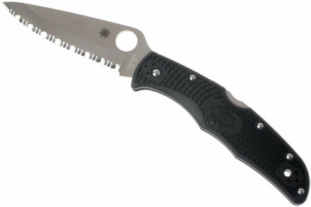 Нож Spyderco Endura, FRN черный, серрейтор
Артикул: C10SBK Нож Spyderco Endura, . . фото 2