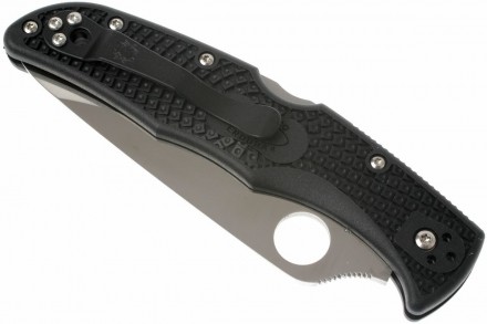 Нож Spyderco Endura, FRN черный, серрейтор
Артикул: C10SBK Нож Spyderco Endura, . . фото 4