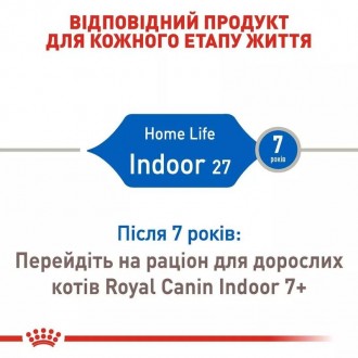 Royal Canin Indoor - сухий корм для дорослих котів, які проживають у приміщенні
. . фото 5