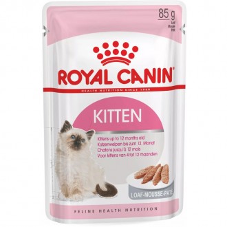 Вологий корм для котів Royal Canin Kitten Loaf
Повнораціонний вологий корм для к. . фото 2