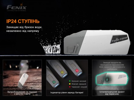 Опис ліхтар ручний з автономним живленням Fenix E-STAR
Ліхтар моделі Fenix E-STA. . фото 9