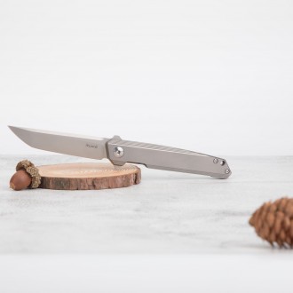 
Опис складаного ножа Ruike M126-TZ:
 Модель M126-TZ &mdash; це суцільнометалевий EDC . . фото 21