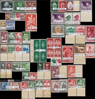 Поштові марки Рейху періоду 1933-45 _набір 4. Ровно. фото 1 Поштові марки Рейху періоду 1933-45 _набір 4. Ровно. фото 1