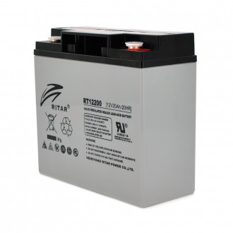 Аккумуляторная батарея AGM RITAR RT12200, Gray Case, 12V 20.0Ah ( 181 х 7. Кривой Рог. фото 1
Аккумуляторная батарея AGM RITAR RT12200, Gray Case, 12V 20.0Ah ( 181 х 7. Кривой Рог. фото 1