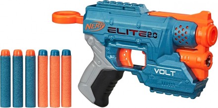 У комплекті:
Бластер
6 Стріл (2 кольорів Nerf Elite 2.0)
Характеристики продукту. . фото 4