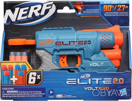 У комплекті:
Бластер
6 Стріл (2 кольорів Nerf Elite 2.0)
Характеристики продукту. . фото 1