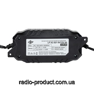 Малогабаритное зарядное устройство LP AC-021 6V/12V 4A предназначено для свинцов. . фото 5