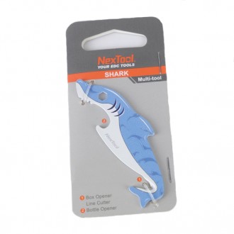 Мини мультитул NexTool EDC box cutter Shark KT5521Blue. Кременчук. фото 1 Мини мультитул NexTool EDC box cutter Shark KT5521Blue. Кременчук. фото 1