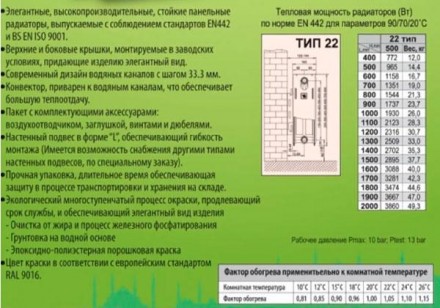 Стальной панельный радиатор.
Благодаря своим конструктивным особенностям панельн. . фото 3