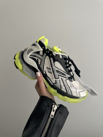 Стильні кросівки BALENCIAGA RUNNER BLACK / ACID / SILVER premium. Київ. фото 1 Стильні кросівки BALENCIAGA RUNNER BLACK / ACID / SILVER premium. Київ. фото 1