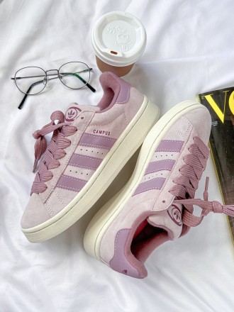 Кросівки Adidas Campus Grey/Pink. Київ. фото 1 Кросівки Adidas Campus Grey/Pink. Київ. фото 1