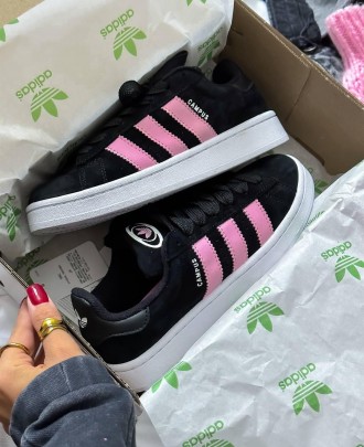 Кросівки Adidas Campus Black/Pink 39. Киев. фото 1 Кросівки Adidas Campus Black/Pink 39. Киев. фото 1