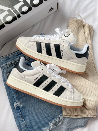 Кросівки Adidas Campus Beige/Black. Киев. фото 1 Кросівки Adidas Campus Beige/Black. Киев. фото 1