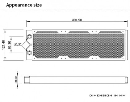 Barrow 360mm x 30mm Copper Radiator – Dabel-30A 360

Мідний, тонкий та е. . фото 6