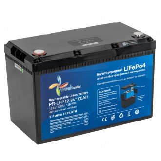 Литий ферумный аккумулятор Weekender PR-LFP12.8V100AH с нагревателем и дисплеем. Дніпро. фото 1 Литий ферумный аккумулятор Weekender PR-LFP12.8V100AH с нагревателем и дисплеем. Дніпро. фото 1