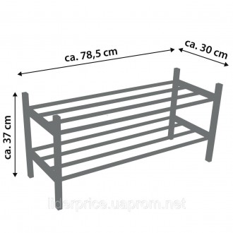 Полиця для взуття Casa Si Shoe Rack Bamboo має мінімалістичний дизайн, що підійд. . фото 5