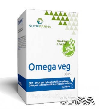 Omega Veg Plus – диетическая добавка на основе масла, богатая полученными из мик. . фото 1