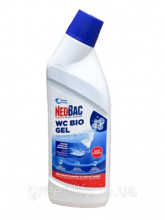 Преміум БіоГель для туалета WC Bio NeoBac, 750мл. 2 в 1 Океан. Київ. фото 1 Преміум БіоГель для туалета WC Bio NeoBac, 750мл. 2 в 1 Океан. Київ. фото 1
