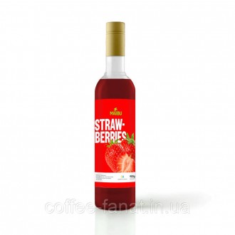 Сироп Strawberries (Полуниця) Malibu 900г у скляній пляшці для кави, десертів та. Луцк. фото 1 Сироп Strawberries (Полуниця) Malibu 900г у скляній пляшці для кави, десертів та. Луцк. фото 1